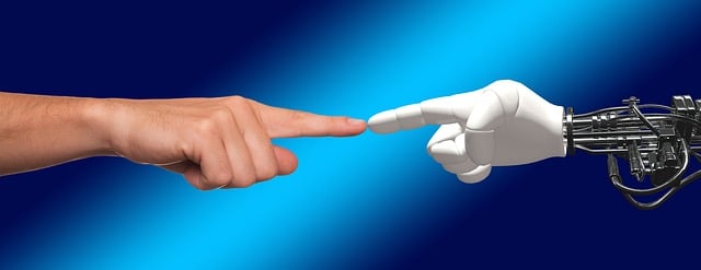 human meets robot
